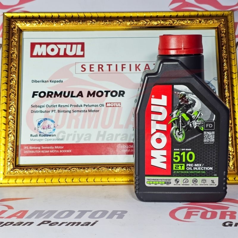 Jual (Ready Harga Perdus Isi 12) Motul 510 2T Powerlube 1Liter API TC ...