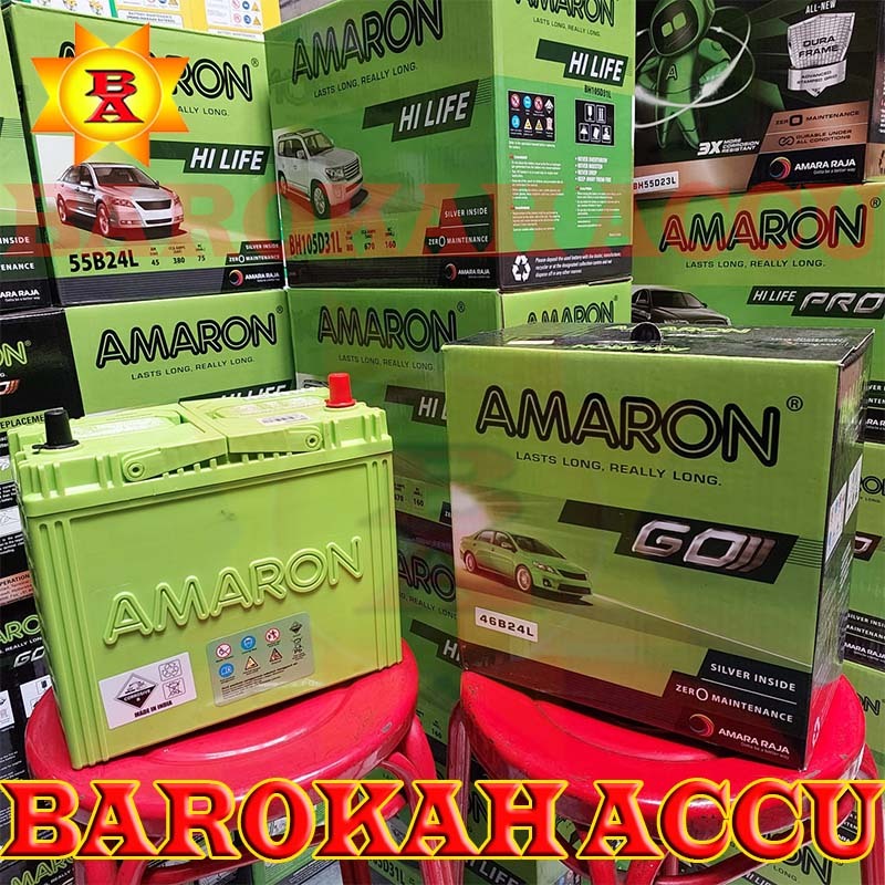 Jual AKI MOBIL TOYOTA COROLLA AMARON GO 46B24L / NS60L | Shopee Indonesia
