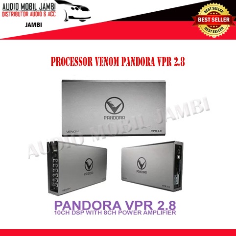 Jual PROCESSOR VENOM PANDORA VPR 2.8 10 CH DSP WITH 8 CH POWER ...