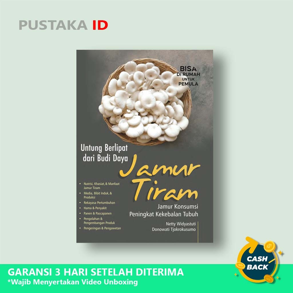 Jual Buku Untung Berlipat Dari Budi Daya Jamur Tiram Jamur Konsumsi