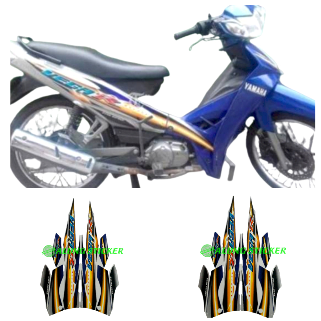 Jual STIKER STRIPING LIS LES BODY MOTOR YAMAHA VEGA R TAHUN 2007 WARNA ...