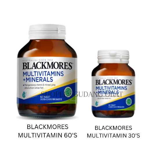 Jual Blackmores Multivitamins + Minerals - Vitamin B-Suplemen Kesehatan ...