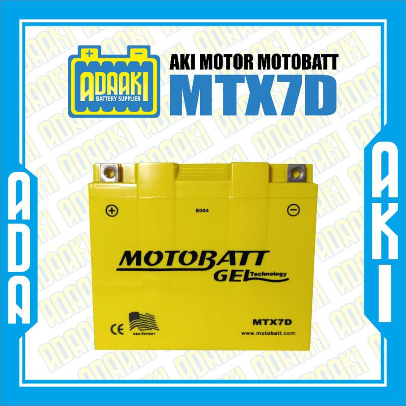Jual Aki MOTOBATT MTX7D Motor Scorpio, Nouvo, Tiger 2000 | Shopee Indonesia