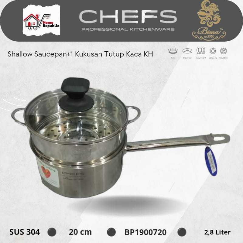 Jual Bima Chefs Shallow Milk Pan Sauce Pan Cm L Panci Susu