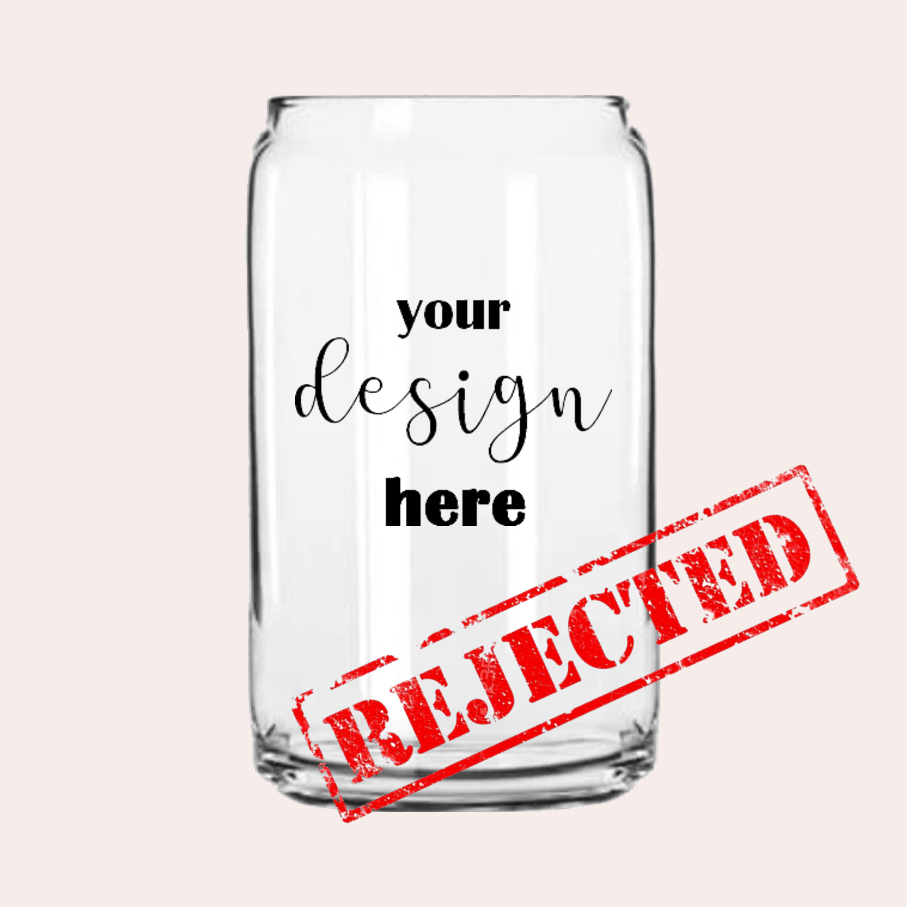 Jual [REJECT!!] Gelas CUSTOM Libbey Glass Can Gelas Beer Can
