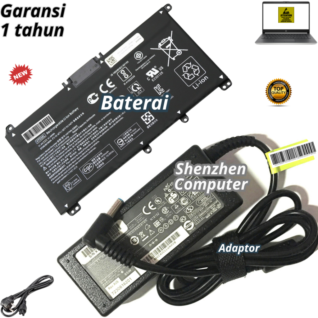 HP 15-db0042nr 15-db0043nr 15-db0045nr AC DC IN Power Jack Charging Port Cable
