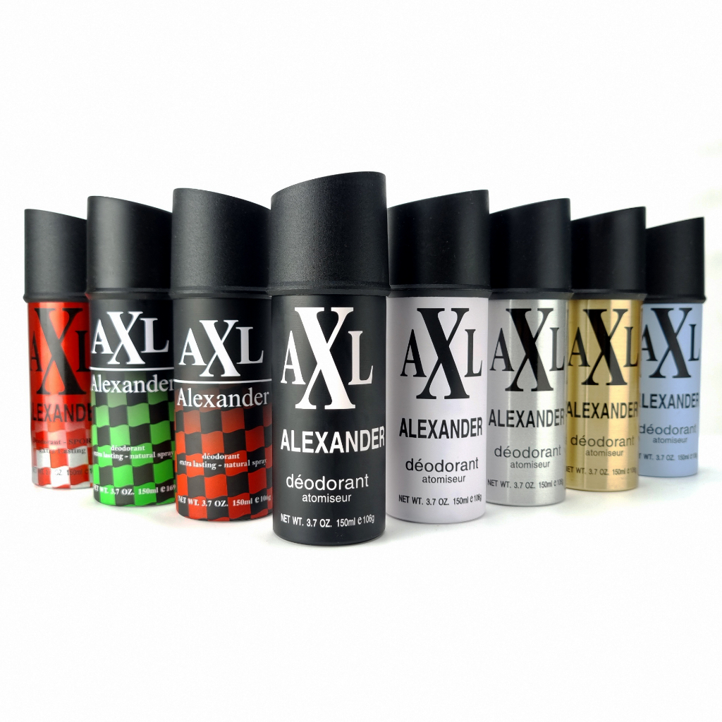 Jual AXL Alexander Deodorant Spray 150ml | Shopee Indonesia