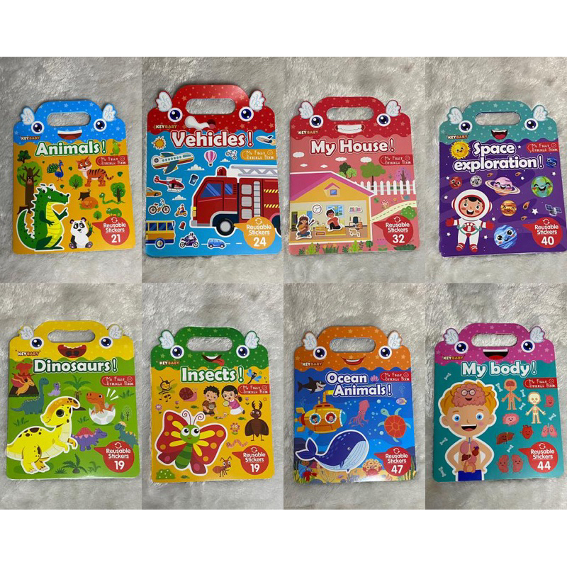 Jual My First Sticker Book / Buku Stiker / Rubber Sticker Book | Shopee ...