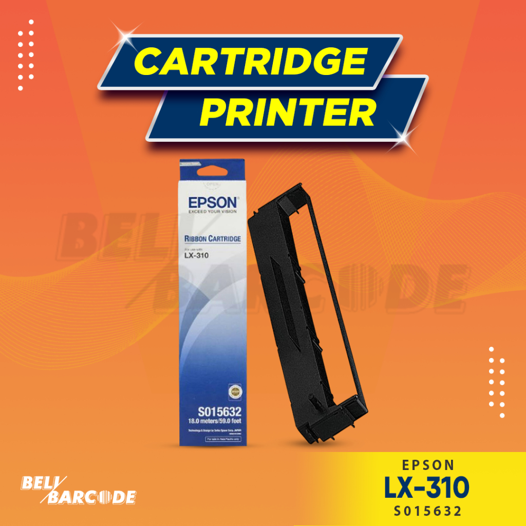 Jual Epson Pita Cartridge Printer Dot Matrix Lx 310 Lx310 Black Hitam S015632 Shopee Indonesia 8801