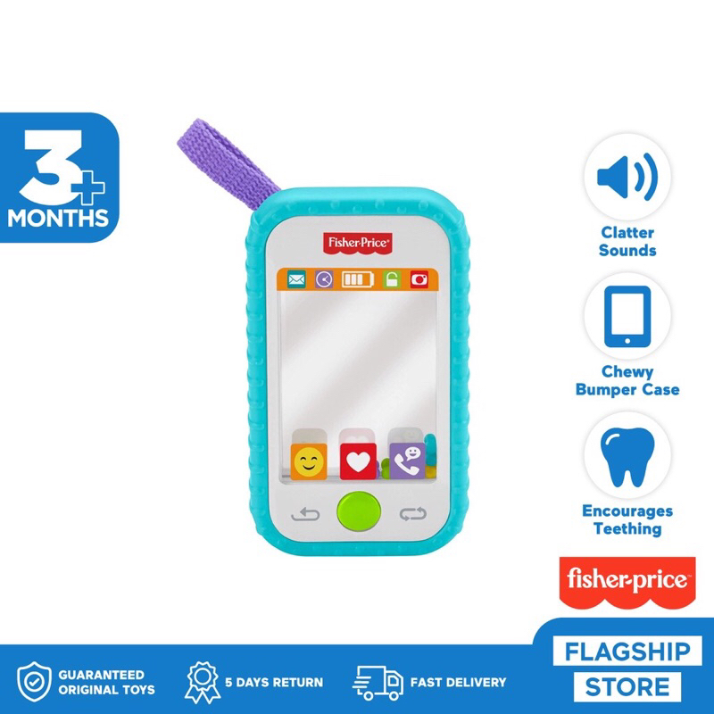 Jual Fisher Price Selfie Fun Phone Mainan Edukasi Anak Bayi Balita