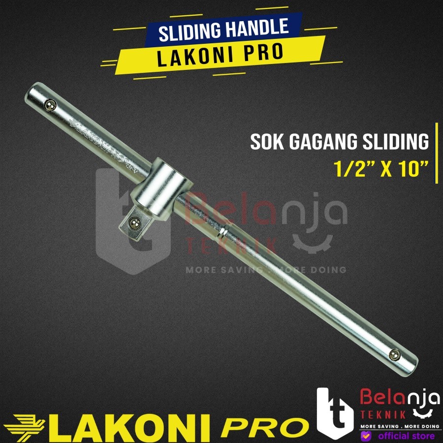 Jual JETJO TOOLS Gagang Sock Handle Sliding T 1/2