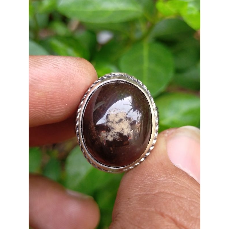 Jual cincin batu akik natural Yaman cibeet motif | Shopee Indonesia