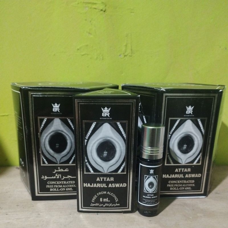 Huile De Parfum Pure Hajar Al Aswad Par Oud D'Arabie - Oud, Ambre, Musc - Flacon 6ml - Neuf