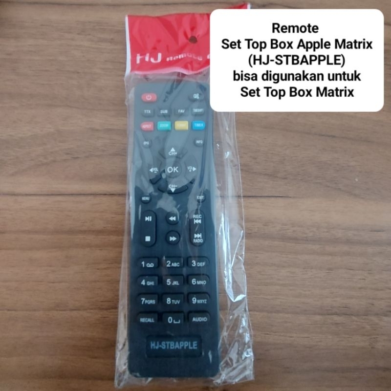 Jual Remote Set Top Box Apple Matrix (HJSTBAPPLE) Shopee Indonesia
