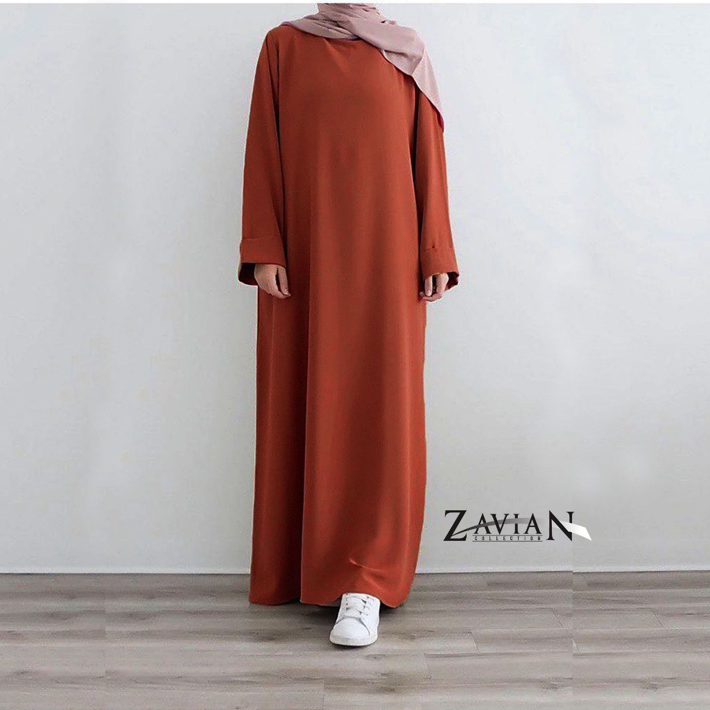(Bisa COD) Long dress gamis Abaya wanita terbaru / abaya polos madina santri putri ukuran S M L XL XXL