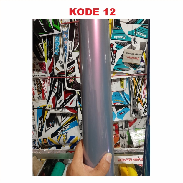 Jual Stiker Skotlet Bahan Sticker Decal Magic Candy Lembayung | Shopee ...