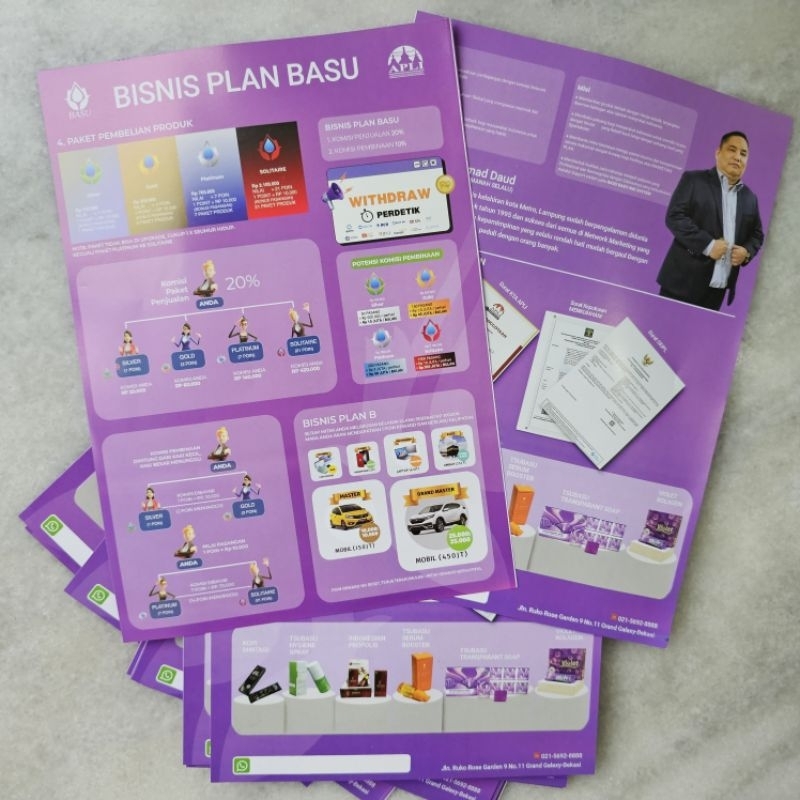 Jual Brosur Marketing Plan BASU | Shopee Indonesia