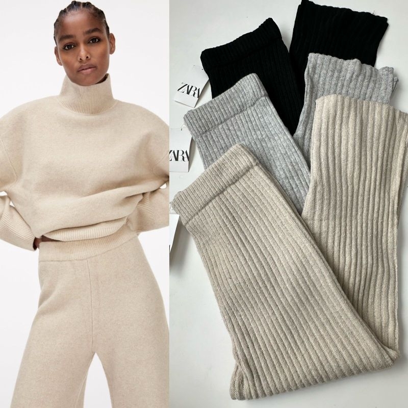 Jual Zr wide kulot knit ( CR 101 ) | Shopee Indonesia