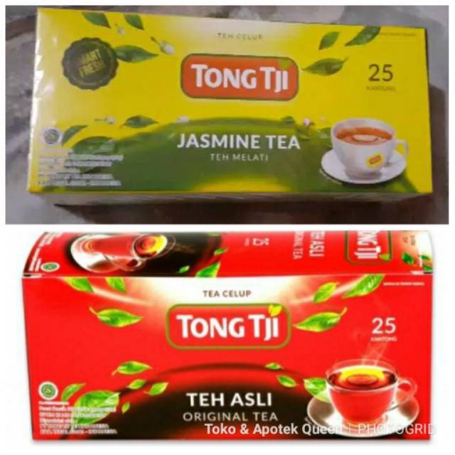 Jual Teh Tong Tji Celup Kemasan Kantong 25s Jasmine Tea Black Tea