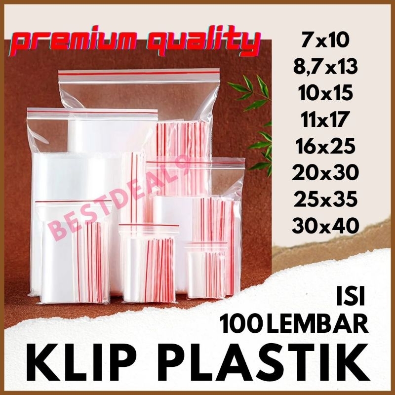 Jual Plastik Klip Bening Ukuran X X X X X Shopee Indonesia