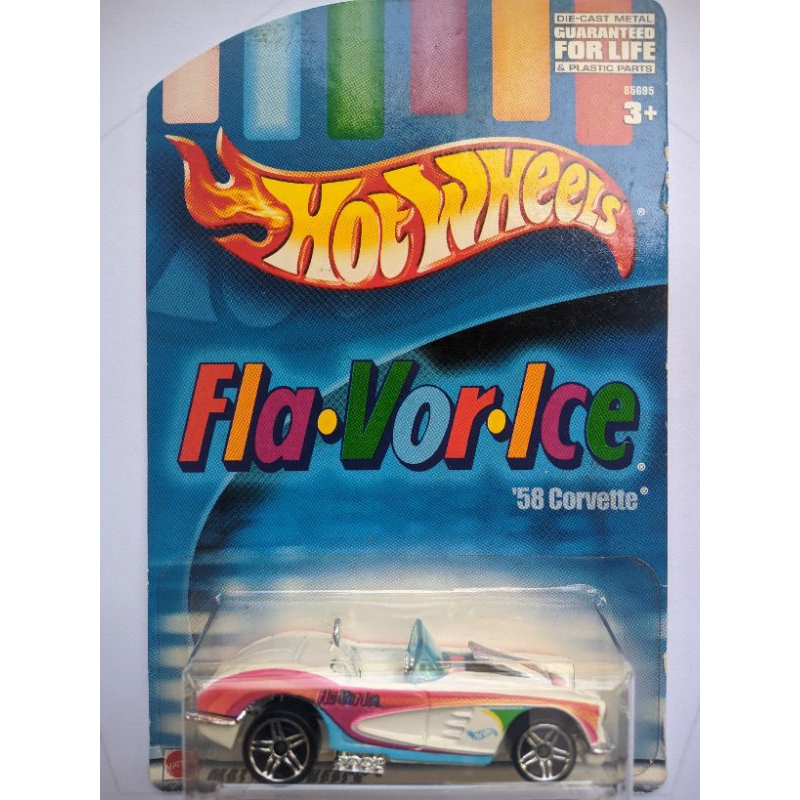 Jual 2003 Hotwheels Bluecard '58 Corvette Fla Vor Ice Collectors Cars ...