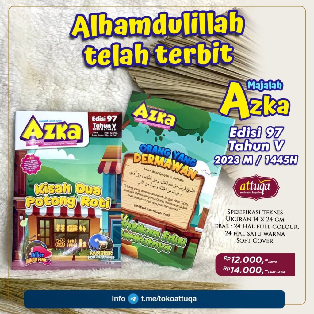 Jual Majalah Azka Edisi 97 