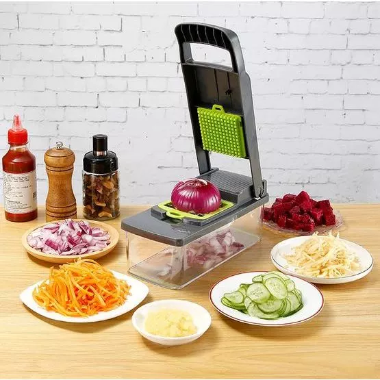 Parutan Multifungsi 7-in-1 Pengiris Buah Sayur