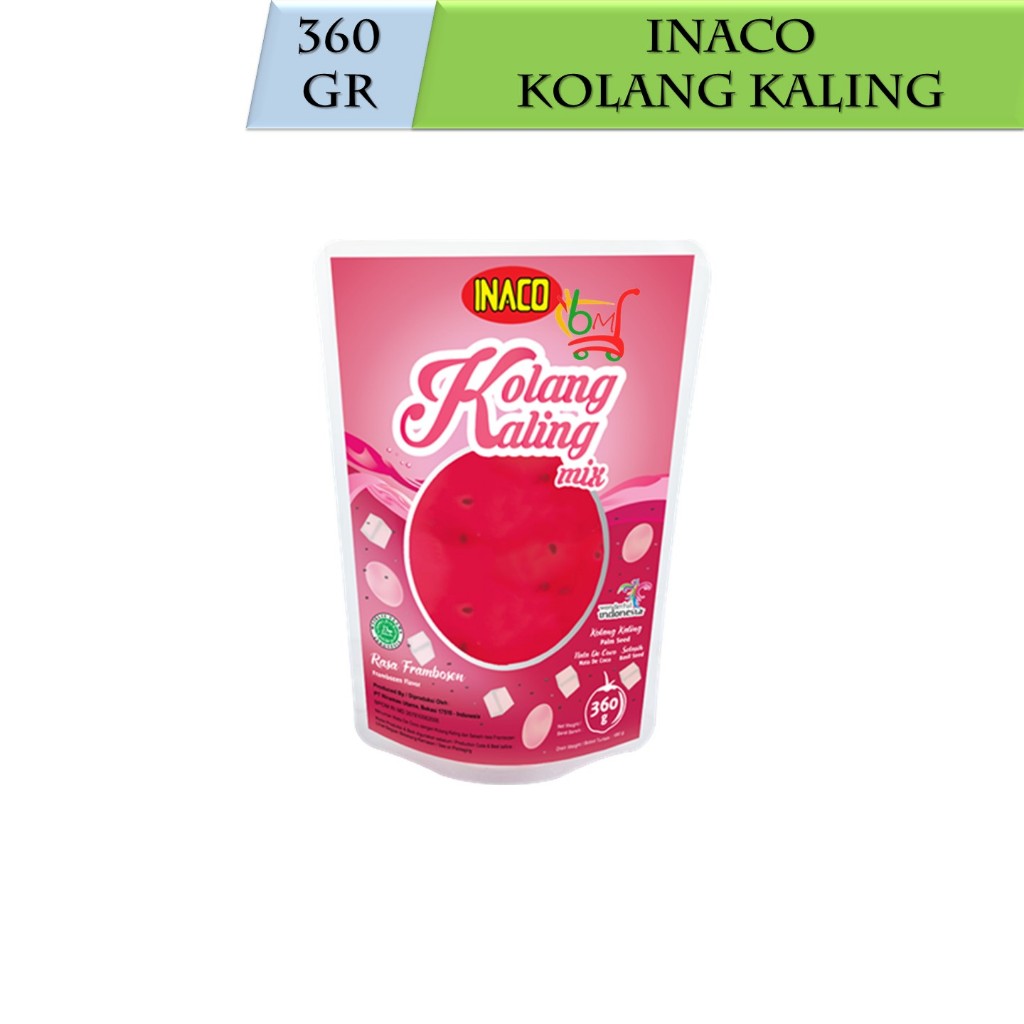 Jual Inaco Kolang Kaling Frambozen Mix Nata De Coco & Selasih | Shopee ...
