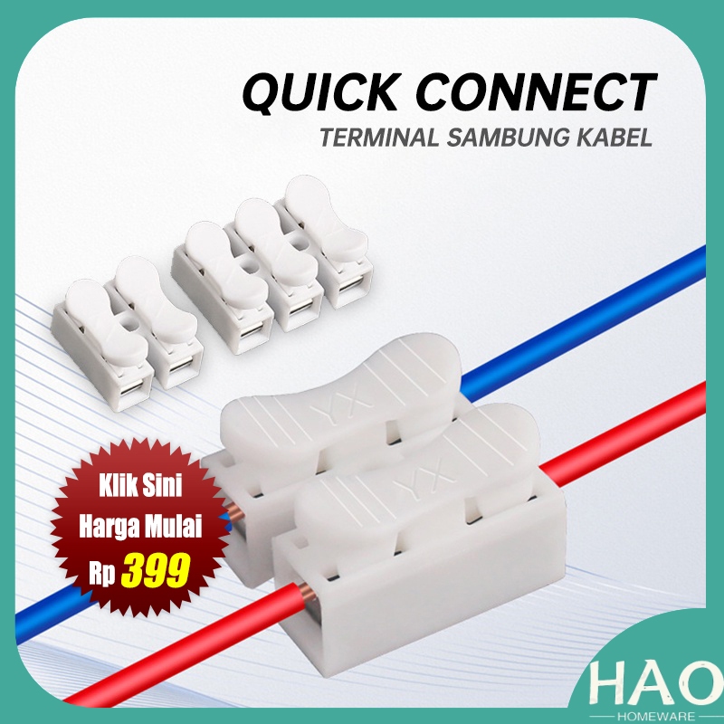 Jual Quick Connect 2 3 Besar Terminal Sambung Kabel Listrik Klip