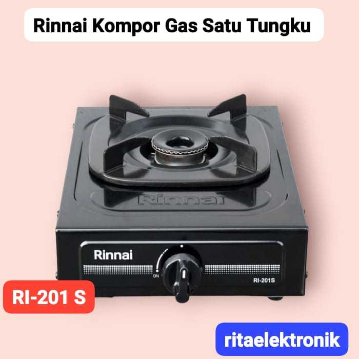 Jual Kompor Gas Satu Tungku Rinnai RI 201 S/301 S/511 SS?/Kompor Gas 1