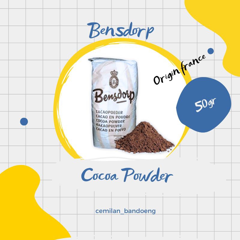 Jual Bensdrop cocoa powder repack 50gr | Shopee Indonesia