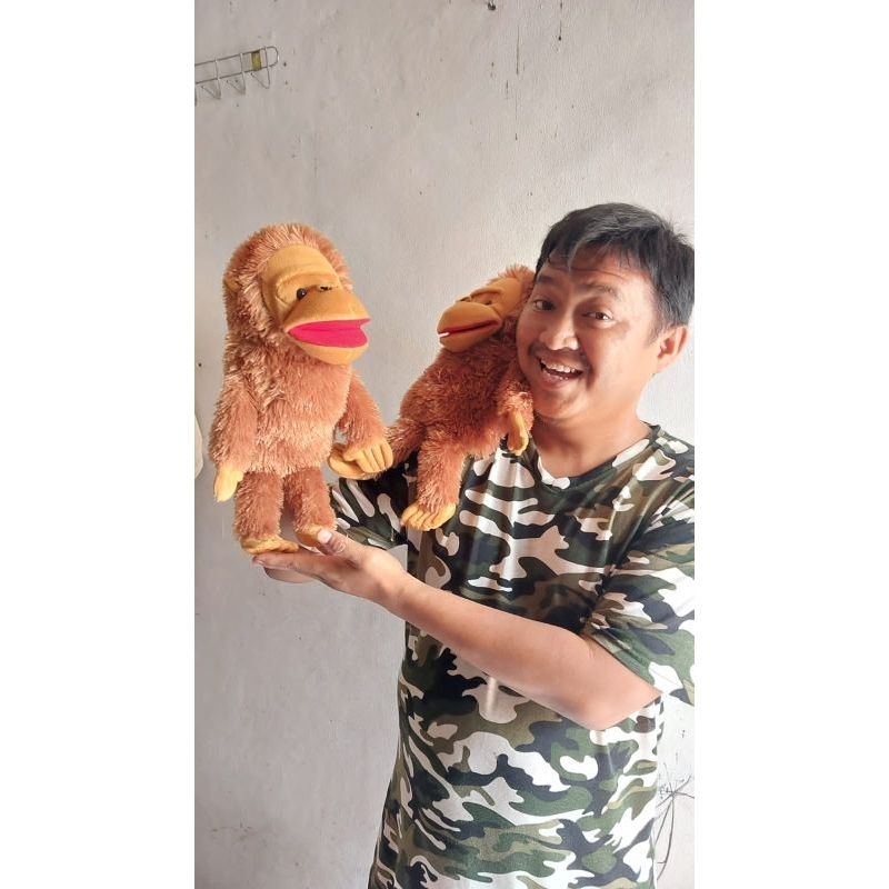 Jual Boneka Tangan / Muppet Orang Utan for kids | Shopee Indonesia