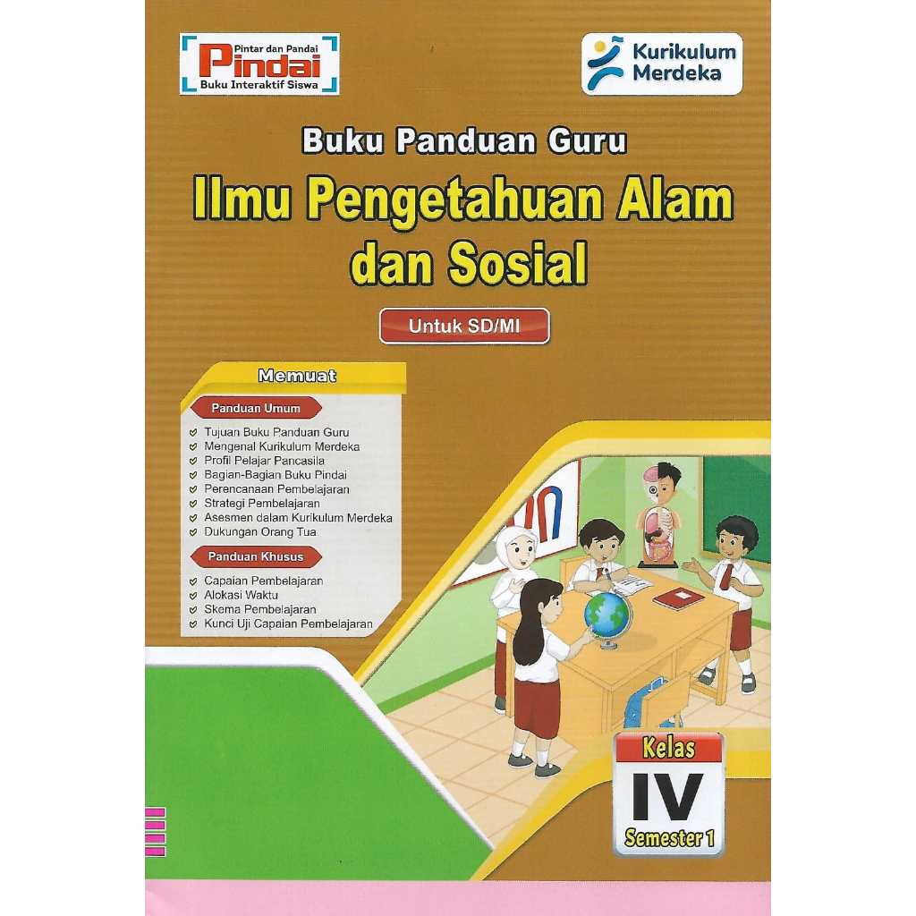 Jual Buku Panduan Guru IPAS Kelas 4 SD/MI Semester 1 Kurikulum Merdeka ...