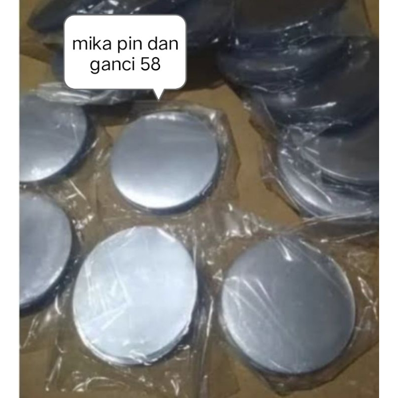 Jual MIKA / PLASTIK GANCI & PIN 58 100PCS/PAK | Shopee Indonesia