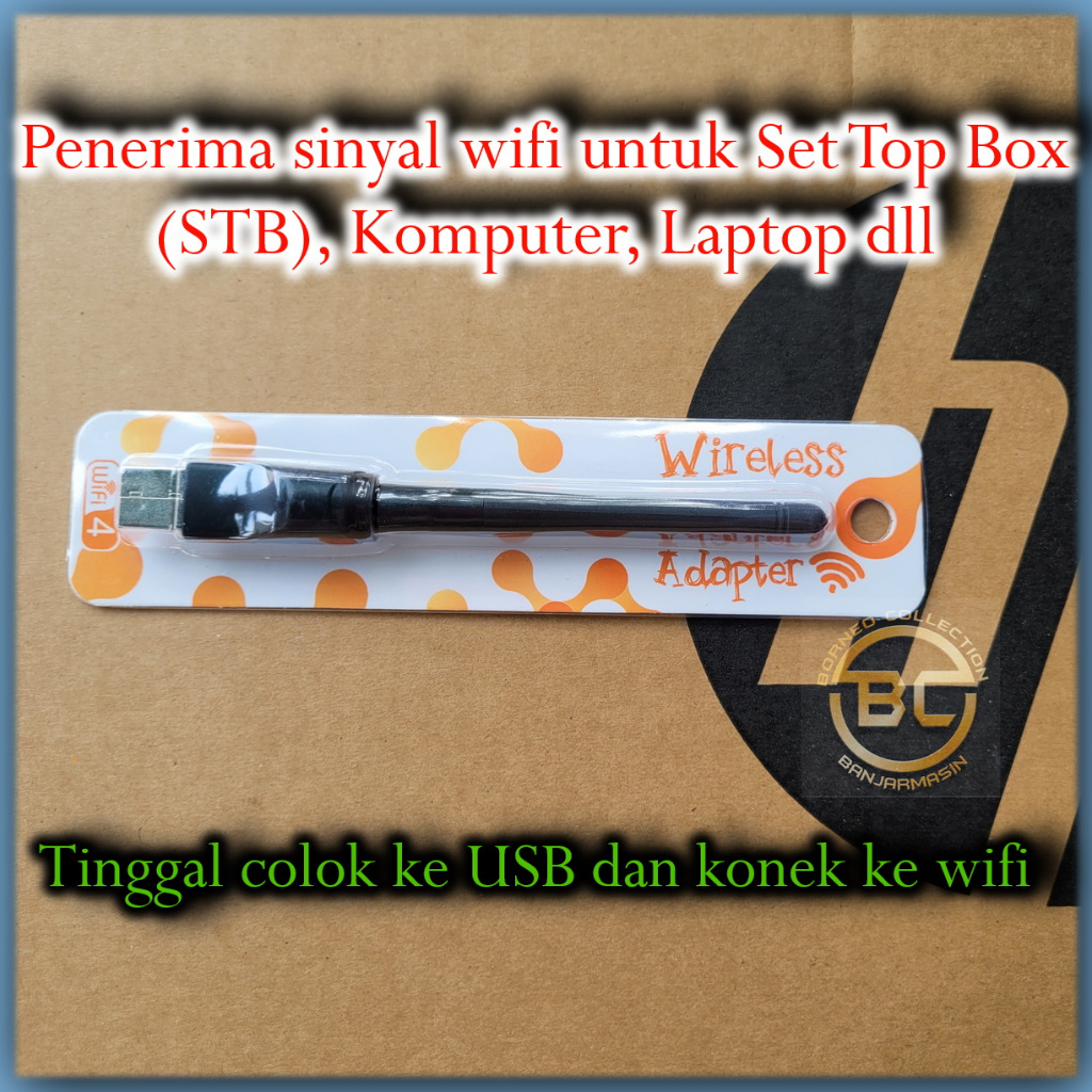 Jual Wifi adapter adaptor dongle / USB penerima sinyal wifi untuk STB ...