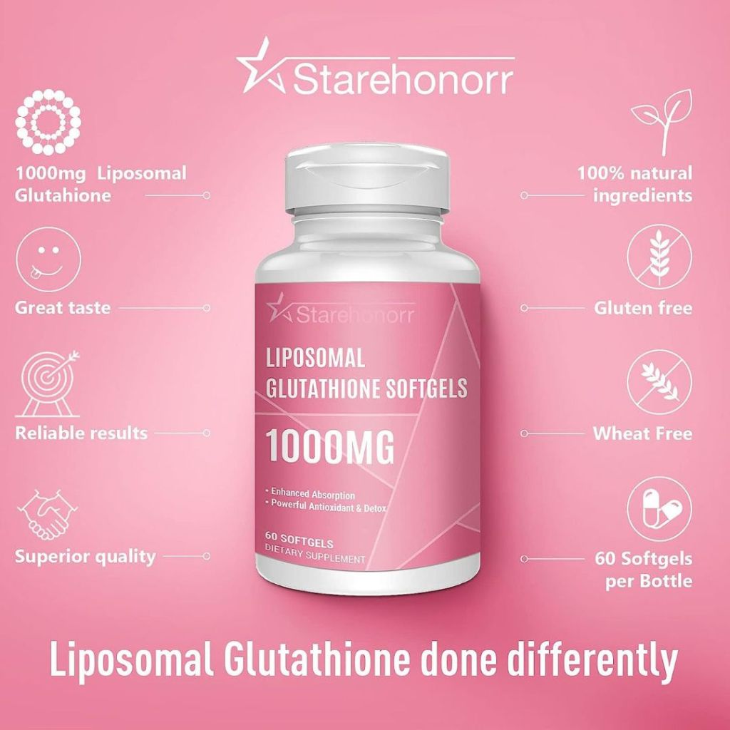 starhonor liposomal glutathione softgels Jual Starehonorr Liposomal Glutathione Softgels 1000 mg Vitamin C - 60  Softgels