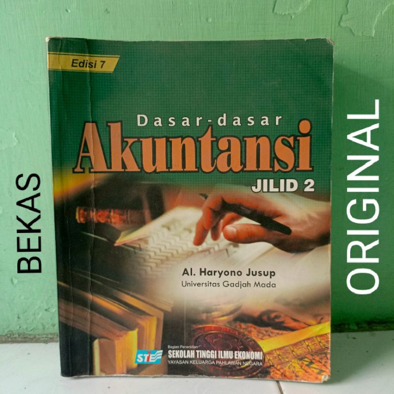 Jual Buku Dasar - Dasar Akuntansi Jilid 2 II Edisi 7 Ketujuh Penerbit ...