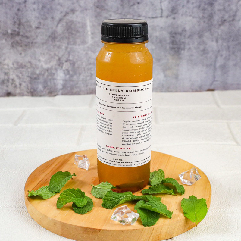 Jual Kombucha Original Blissful Belly Kombucha 250ml Shopee Indonesia
