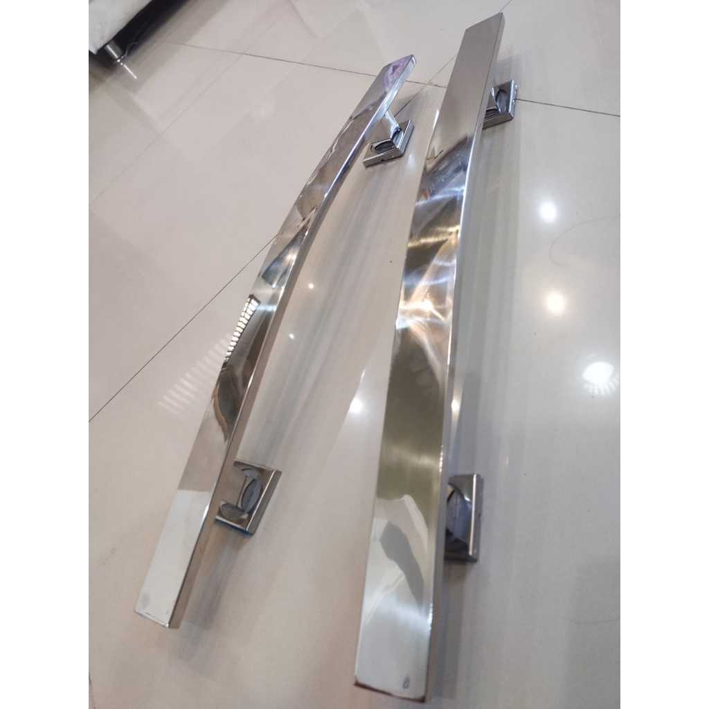 handle pintu rumah gagang pintu minimalis sabit 45cm 60cm 1x4cm terbaru