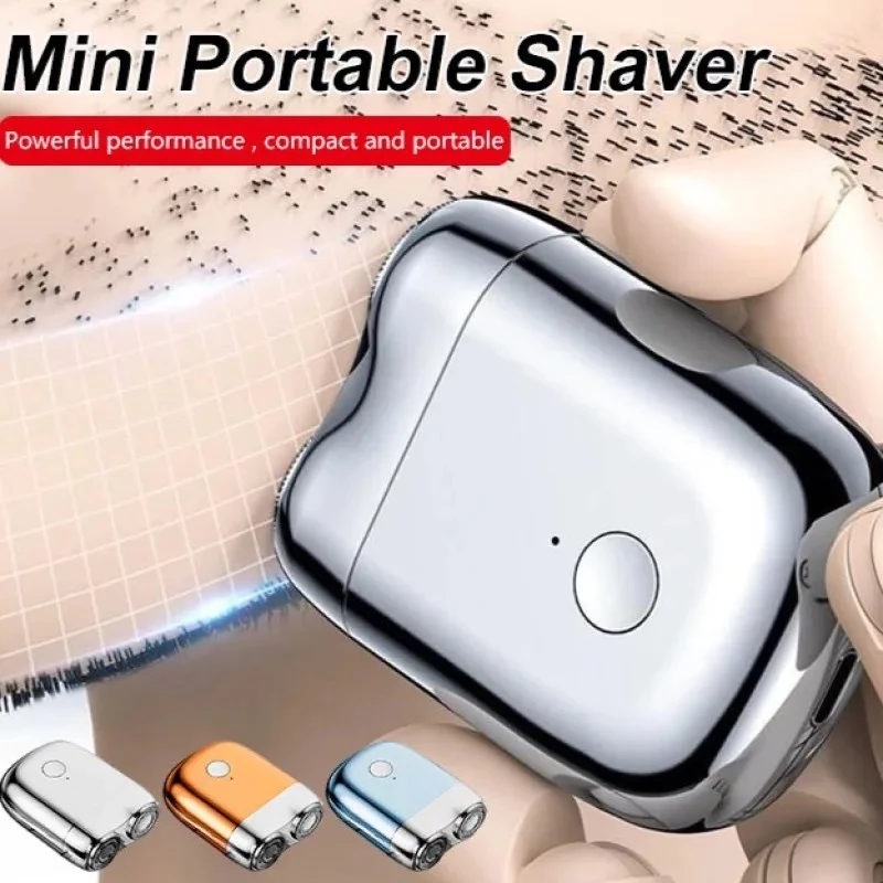 Mesin Alat Cukur Jenggot Kumis Pria Magnetic Mini Shaver Portable USB | AutoStock