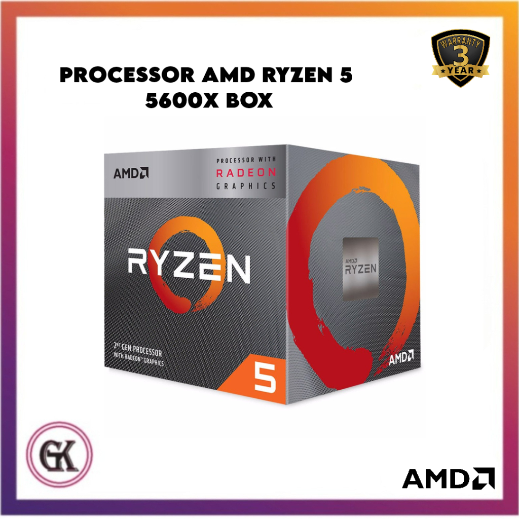 Jual PROCESSOR AMD RYZEN 5 5600X BOX 3.7GHz | Shopee Indonesia