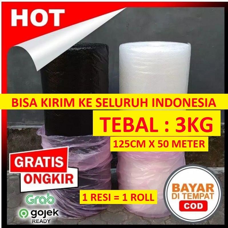 Jual Bubble Wrap Hitam Bening Putih Jawa Tengah Yogyakarta Surakarta