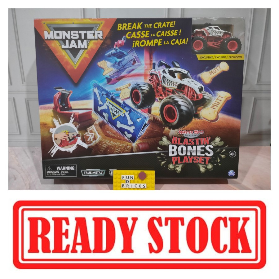 Jual Monster Jam Blastin Bones Playset Diecast Set | Shopee Indonesia