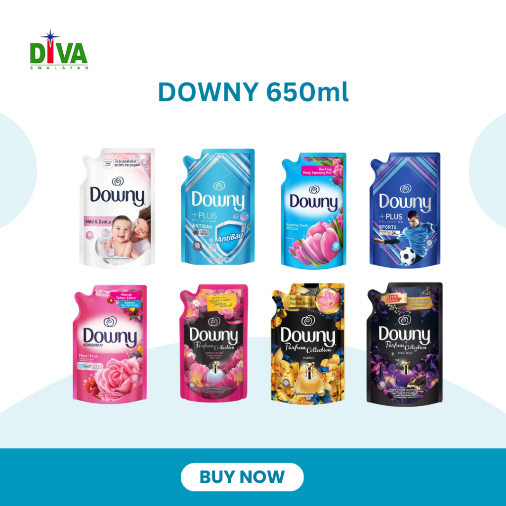 Jual Downy 650ml Floral Pink Sunrise Fresh Anti Apek Anti Bau Mild Gentle Sports Passion 1014