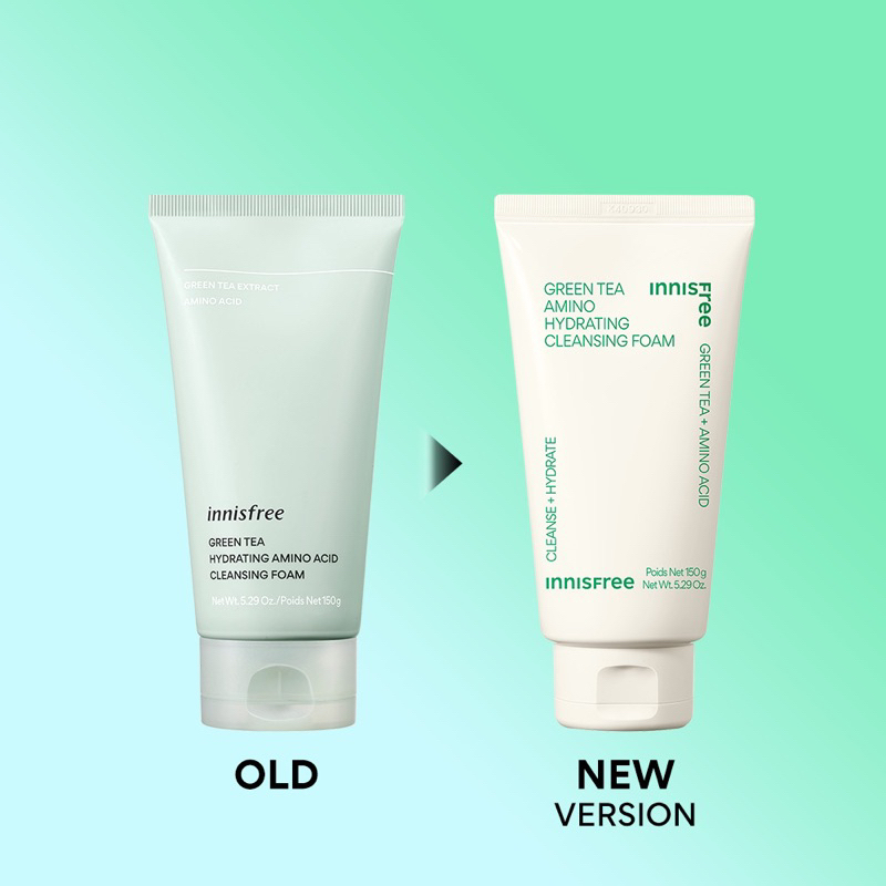 Jual Innisfree Green Tea Hydrating Amino Acid Cleansing Foam [150g