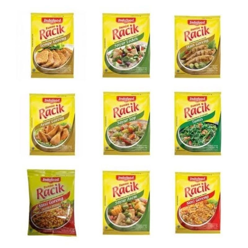 Jual Racik Indofood bumbu instant kemasan 2000an | Shopee Indonesia