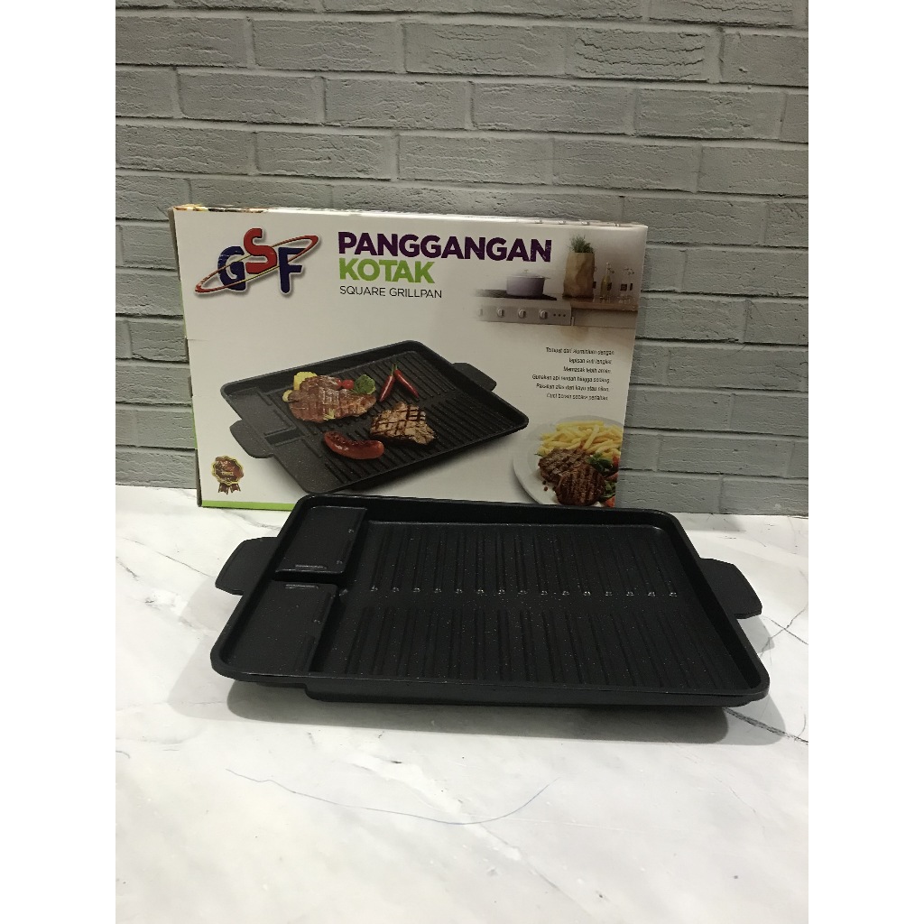 Jual SSA KOREAN GRILL PAN BBQ SQUARE NAGAKO DAN GSF ALAT PANGGANG ANTI