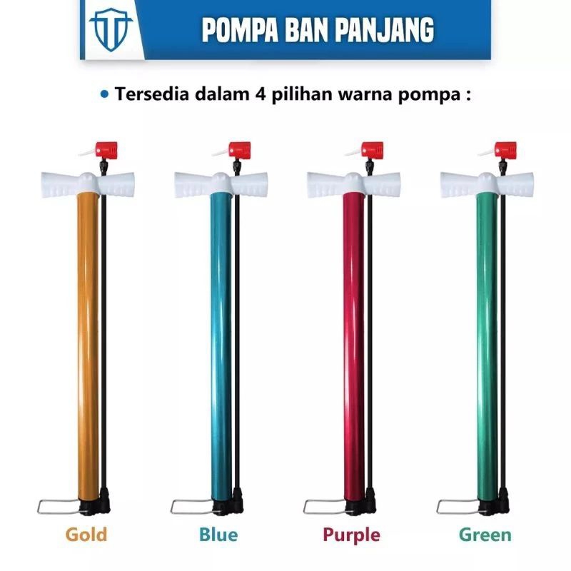 Jual Pompa Tabung Meter Lantai Motor Ban Sepeda Kompaan Angin Manual Shopee Indonesia