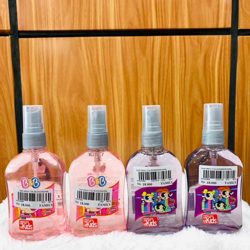 Jual B&B Kids Spray Cologne Powerpuff Girls 125 Ml | Shopee Indonesia