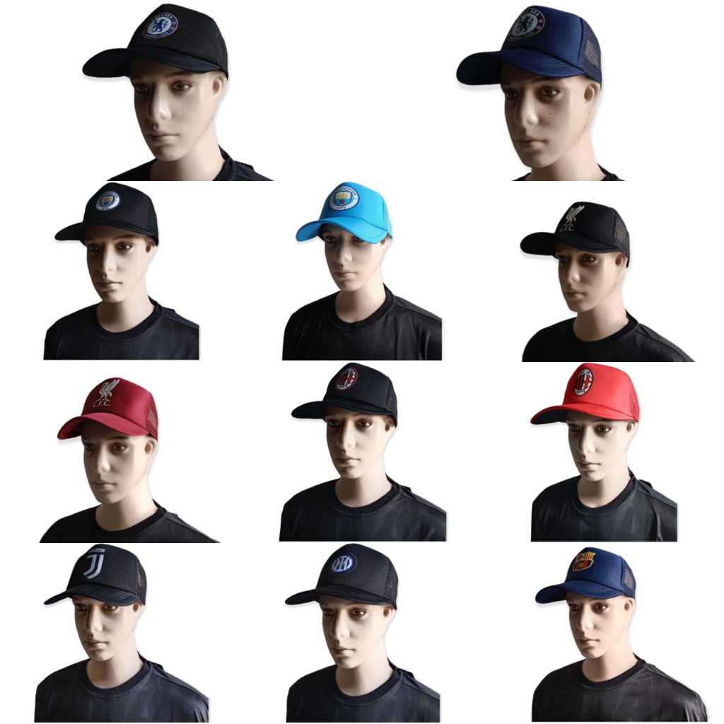 Jual Topi Jaring Trucker klub sepak bola sporty Manchester United ...